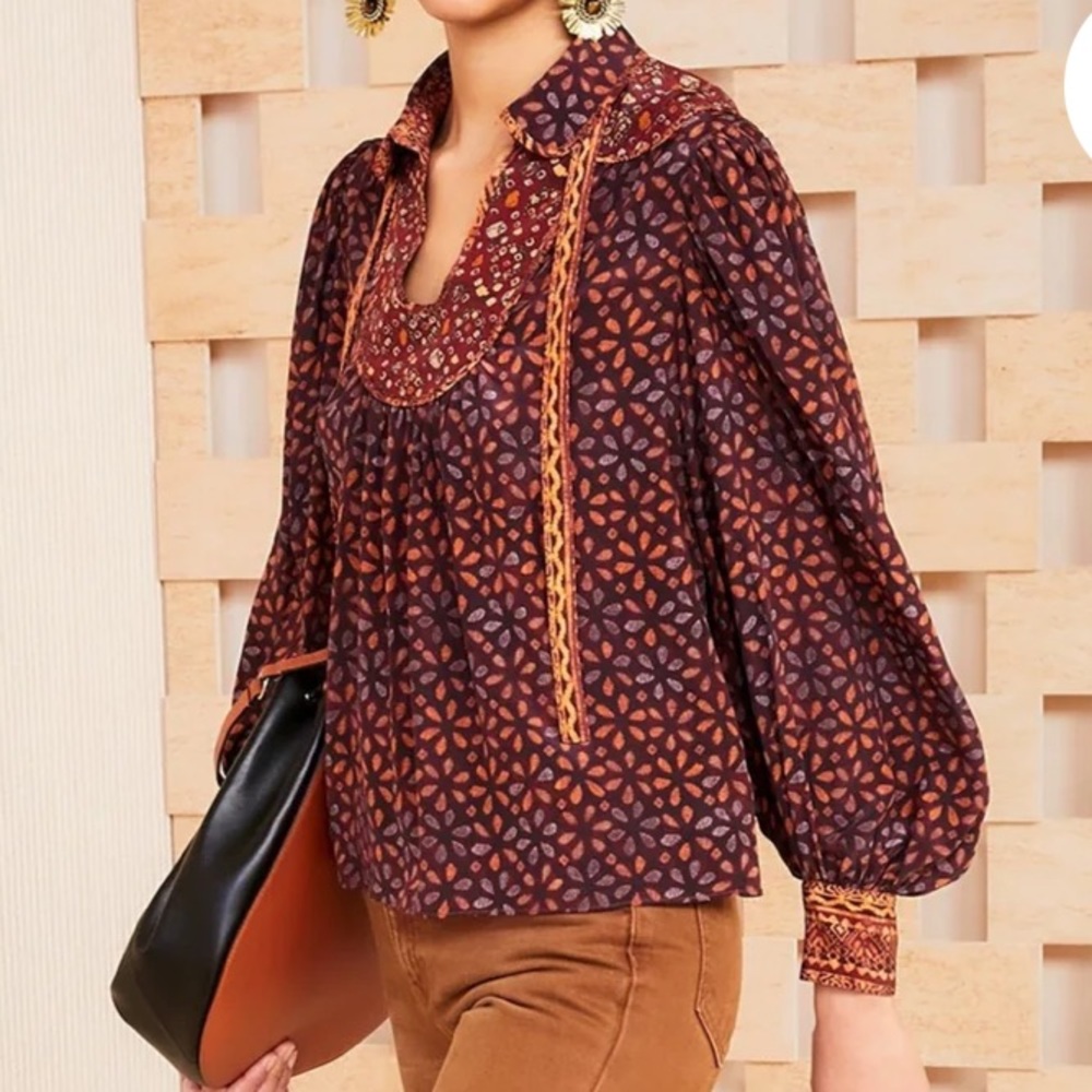 ULLA JOHNSON Agate Aninda Blouse
